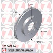 Stabdžių diskas ZIMMERMANN 370.3073.00
