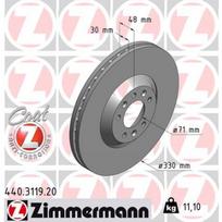 Stabdžių diskas ZIMMERMANN 440.3119.20