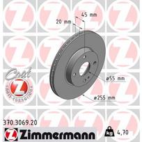 Stabdžių diskas ZIMMERMANN 370.3069.20