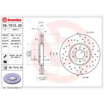 Stabdžių diskas BREMBO 09.7010.2X
