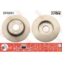 Stabdžių diskas TRW DF6591