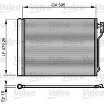 Oro kondicionieriaus kondensatorius VALEO 814192