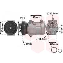 Oro kondicionieriaus kompresorius VAN WEZEL 4300K103