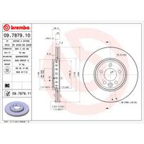 Stabdžių diskas BREMBO 09.7879.11