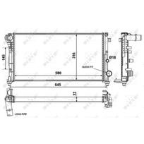 Variklio aušinimo radiatorius NRF 58376