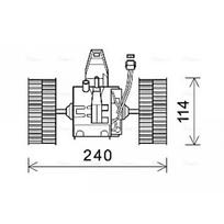 Salono ventiliatoriaus variklis AVA Clever Choice BW8491