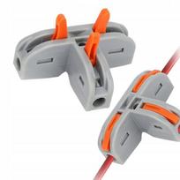 Elektros jungtis T11 – Lengvas montavimas, 3 kontaktų trišakis, 400V, 32A, Laidas 0,08–4,0 mm²