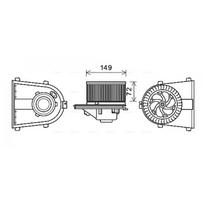 Salono ventiliatoriaus variklis AVA Clever Choice AI8378