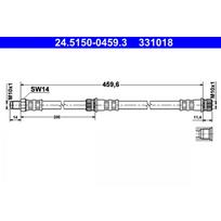Stabdžių žarnelė ATE 24.5150-0459.3