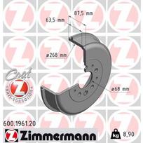 Stabdžių būgnas ZIMMERMANN 600.1961.20