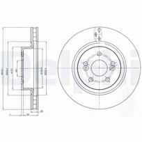 Stabdžių diskas DELPHI BG4111