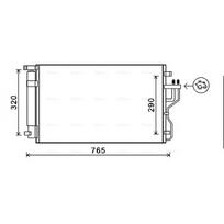 Oro kondicionieriaus kondensatorius AVA Clever Choice KA5153D