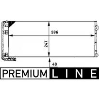 Oro kondicionieriaus kondensatorius MAHLE ORIGINAL AC 669 000P