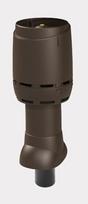 Izoliuotas kanalizacijos vėdinimo vamzdis su gauptu Vilpe Flow 110P/IS/350, ruda, D110/H500 mm