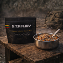 S.T.A.R.M.Y Šaltyje džiovinti greitai paruošiami grikiai su pievagrybiais 100 g.