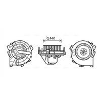 Salono ventiliatoriaus variklis AVA Clever Choice OL8609