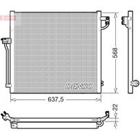 Oro kondicionieriaus kondensatorius DENSO DCN17058