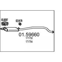 Vidurinis duslintuvo bakelis MTS 01.59660