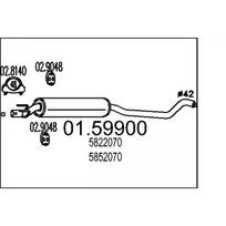 Vidurinis duslintuvo bakelis MTS 01.59900