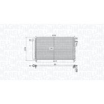 Oro kondicionieriaus kondensatorius MAGNETI MARELLI 350203961000