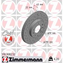 Stabdžių diskas ZIMMERMANN 370.3082.52