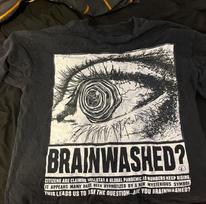 Vtg Hellstar Grupės Smegenų Plovimo Grafinis Marškinėlis T-shirt Visų Dydžių BO032 Unisex Marškinėlis M