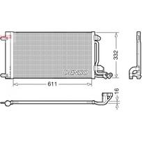 Oro kondicionieriaus kondensatorius DENSO DCN02034