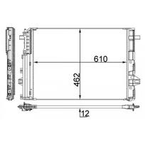 Oro kondicionieriaus kondensatorius MAHLE ORIGINAL AC 446 000S