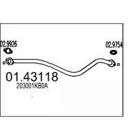 Išmetimo vamzdis MTS 01.43118