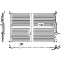 Oro kondicionieriaus kondensatorius MAHLE ORIGINAL AC 271 000S
