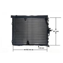 Oro kondicionieriaus kondensatorius MAHLE ORIGINAL AC 133 000S
