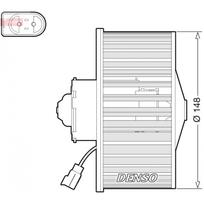 Salono ventiliatorius DENSO DEA10054