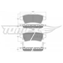 Diskinių stabdžių kaladėlių komplektas TOMEX Brakes TX 19-57