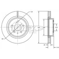 Stabdžių diskas TOMEX Brakes TX 73-14