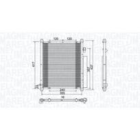 Oro kondicionieriaus kondensatorius MAGNETI MARELLI 350203907000
