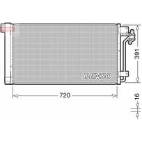 Oro kondicionieriaus kondensatorius DENSO DCN32020