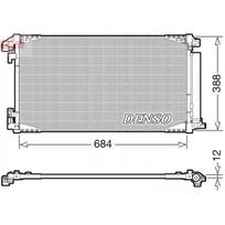Oro kondicionieriaus kondensatorius DENSO DCN50119