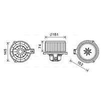 Salono ventiliatorius AVA Clever Choice HY8429