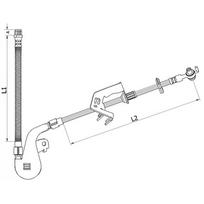 Stabdžių žarnelė METZGER 4110927