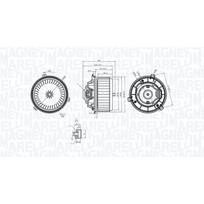 Salono ventiliatorius MAGNETI MARELLI 069412363010