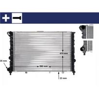 Variklio aušinimo radiatorius MAHLE ORIGINAL CR 521 000S
