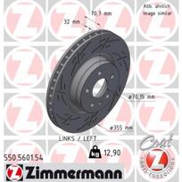 Stabdžių diskas ZIMMERMANN 550.5601.54