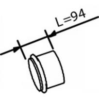 Išmetimo vamzdis DINEX 80780