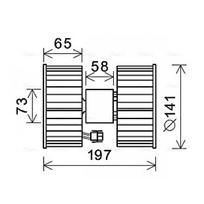 Salono ventiliatorius AVA Clever Choice BW8483