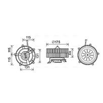Salono ventiliatorius AVA Clever Choice BW8478