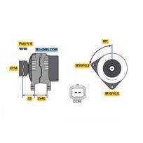 Generatorius BOSCH 0 986 048 360