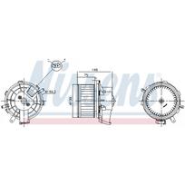 Salono ventiliatorius NISSENS 87622