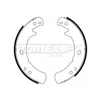 Būgninių stabdžių kaladėlių komplektas TOMEX Brakes TX 23-24