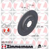 Stabdžių diskas ZIMMERMANN 285.3533.52