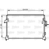 Oro kondicionieriaus kondensatorius VALEO 818025